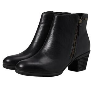 Comfortiva Womens Barras Ankle Booties US 9.5 M Black Leather NIB